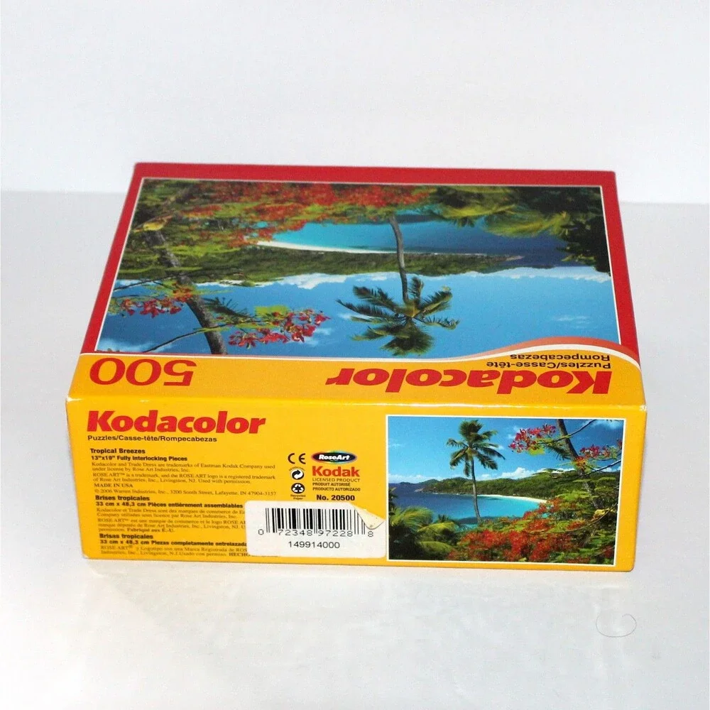 Kodacolor Puzzle 500 pieces Tropical Breezes SEALED Kodak 20500